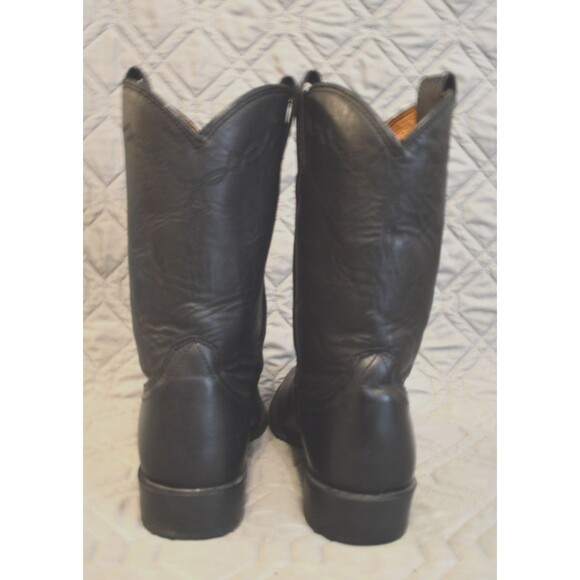 Ariat Heritage Roper Western Boots Black Leather Men\'s US Sz 9.5 EU 43 Cowboy main image 6